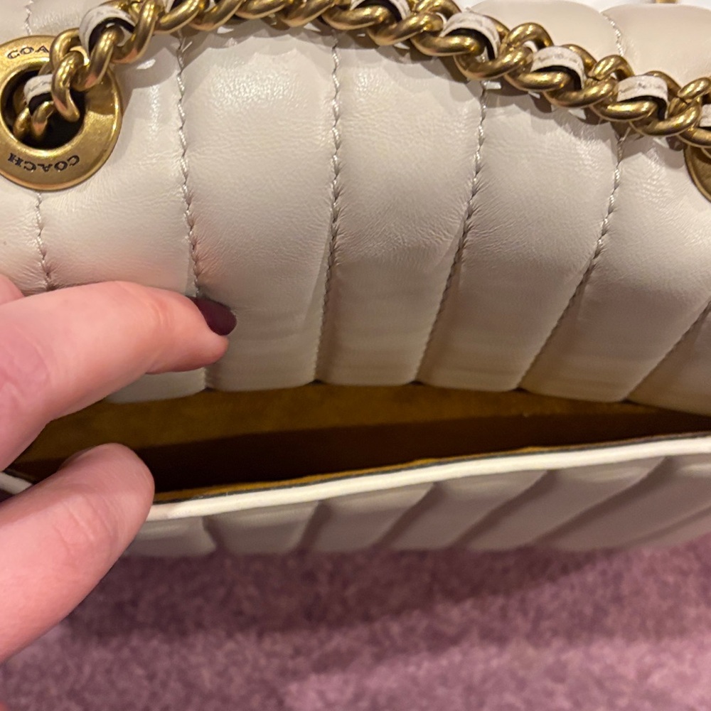 Coach Madison Bag in Cream - Picture 5 of 8